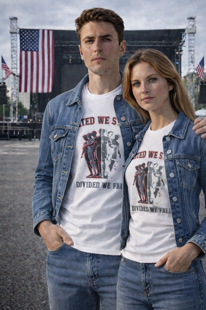 "United We Stand, Divided We Fall" Graphic Tee