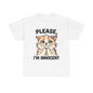 Please I'm Innocent Cat T-Shirt — Cute 100% cotton Pleading Kitten Graphic Tee